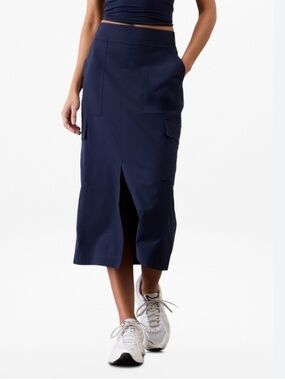 Women’s Navy Cargo Pencil Skirt - Classic Navy